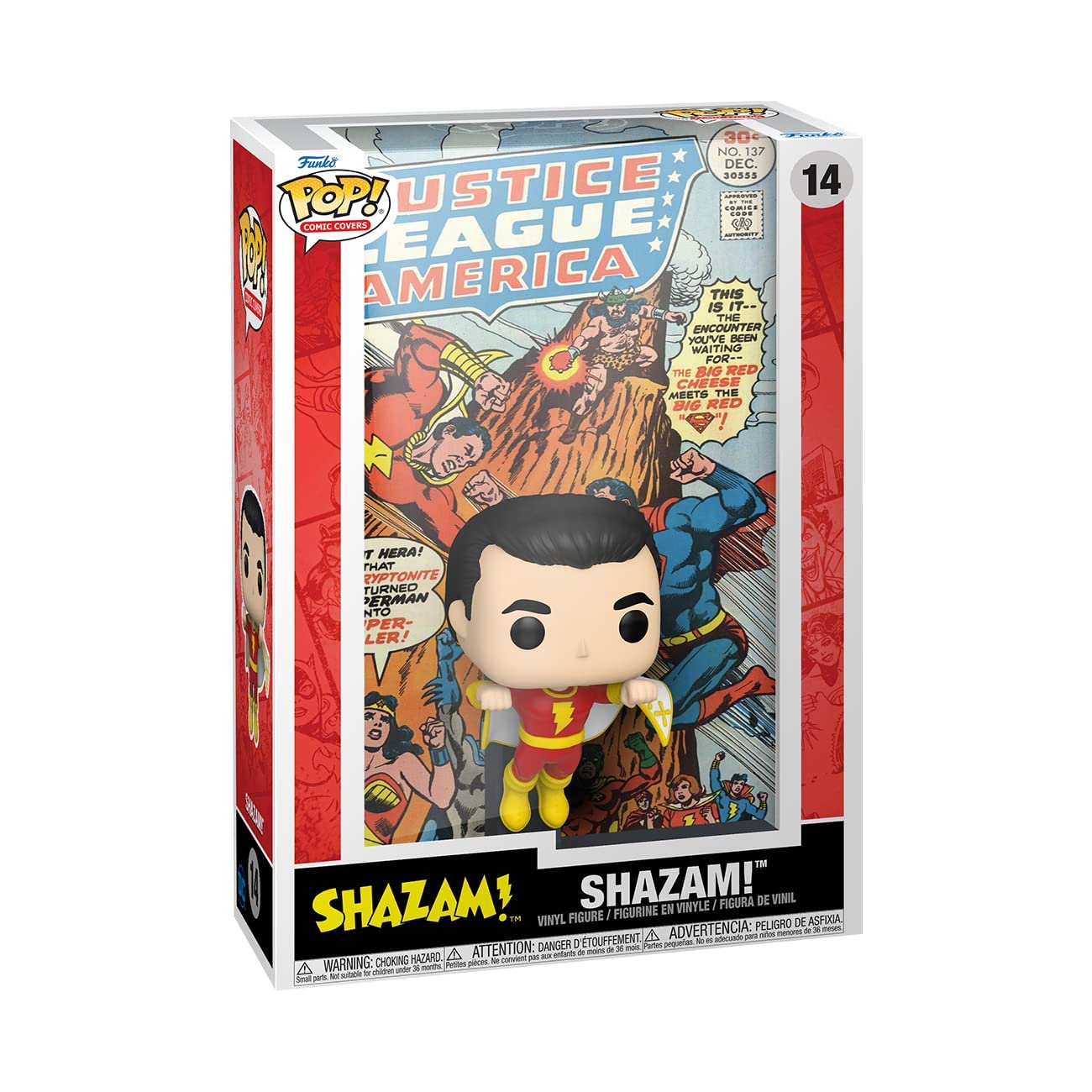 Funko POP! Comic Cover: DC - Shazam - DC Comics - Collectable Vinyl Figure - Gift Idea - Official Merchandise - for Kids & Adults - Comic Books Fans -