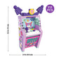 Brickcraft Hello Kitty and Friends Kuromi Arcade Building Set - 111 PCS Construction Toy for Ages 12+, Includes Stickers, Collectible Mini Arcade