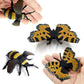 Odowalker 8 Pcs Lifelike Assorted Plastic Insects Bugs Figures Model