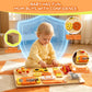 SEYTUFU Montessori Busy Board for Toddlers 2-4, Wooden Sensory Activity Board for Autistic Children, Travel Toys for 1+ Year Old Boy & Girl Birthday