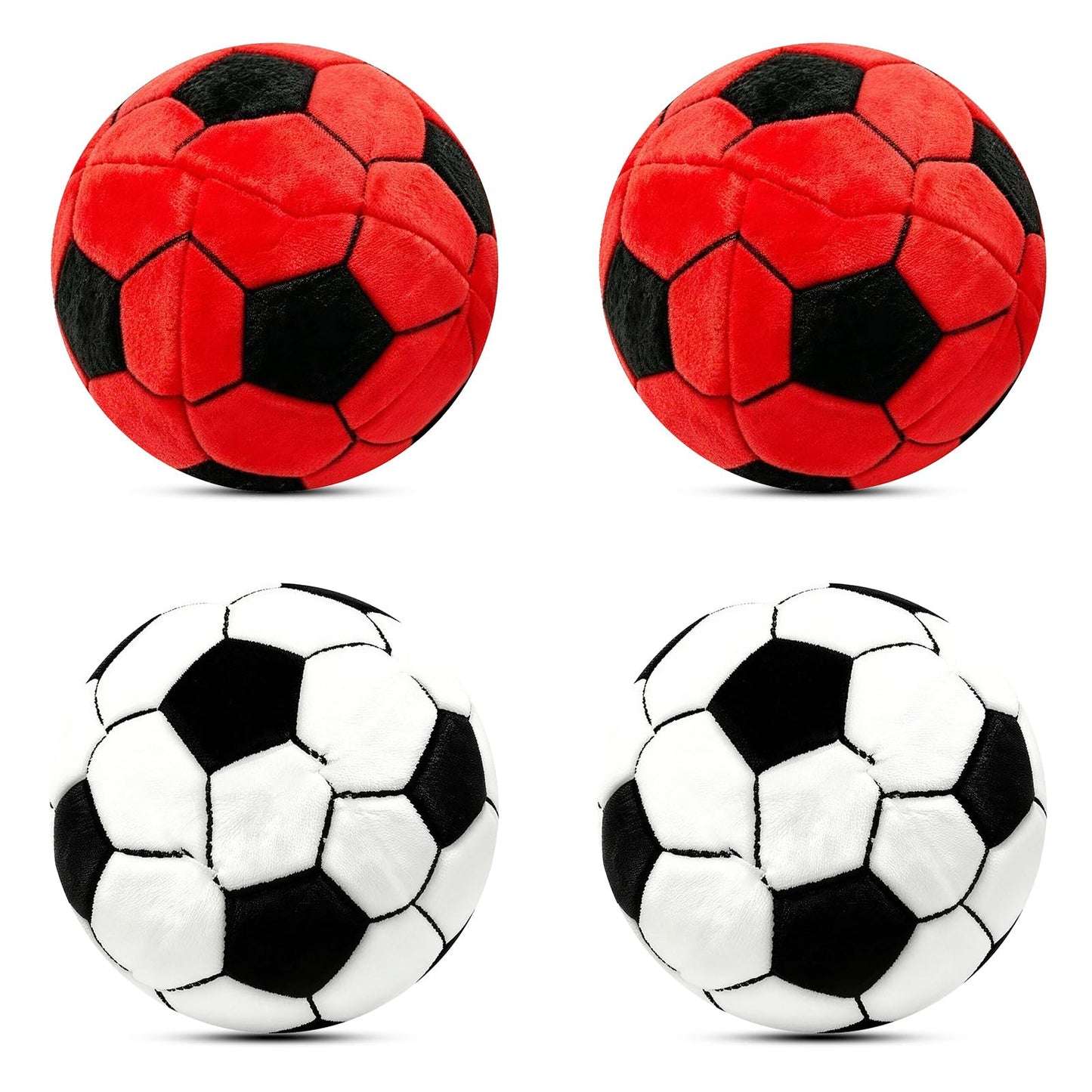 4 Pack Woven Footbags Light Kick Sacks for Juggling Coordination Practice