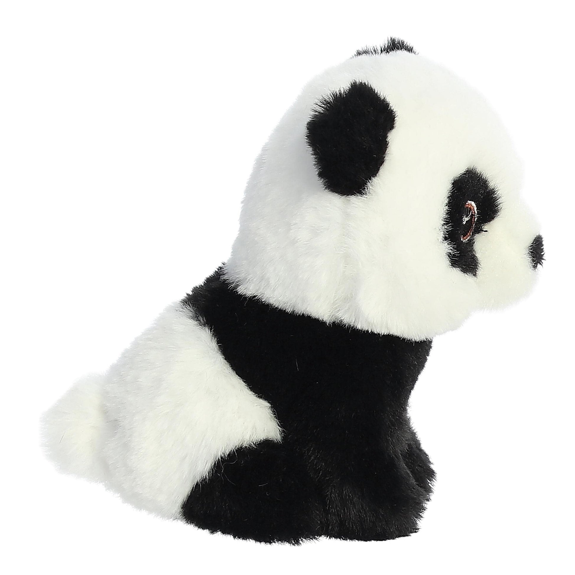 Aurora® Responsibly Made Eco Nation™ Mini Panda Stuffed Animal - Ideal for Playtime Adventures - Perfect for Birthdays or Just Because - Black 5