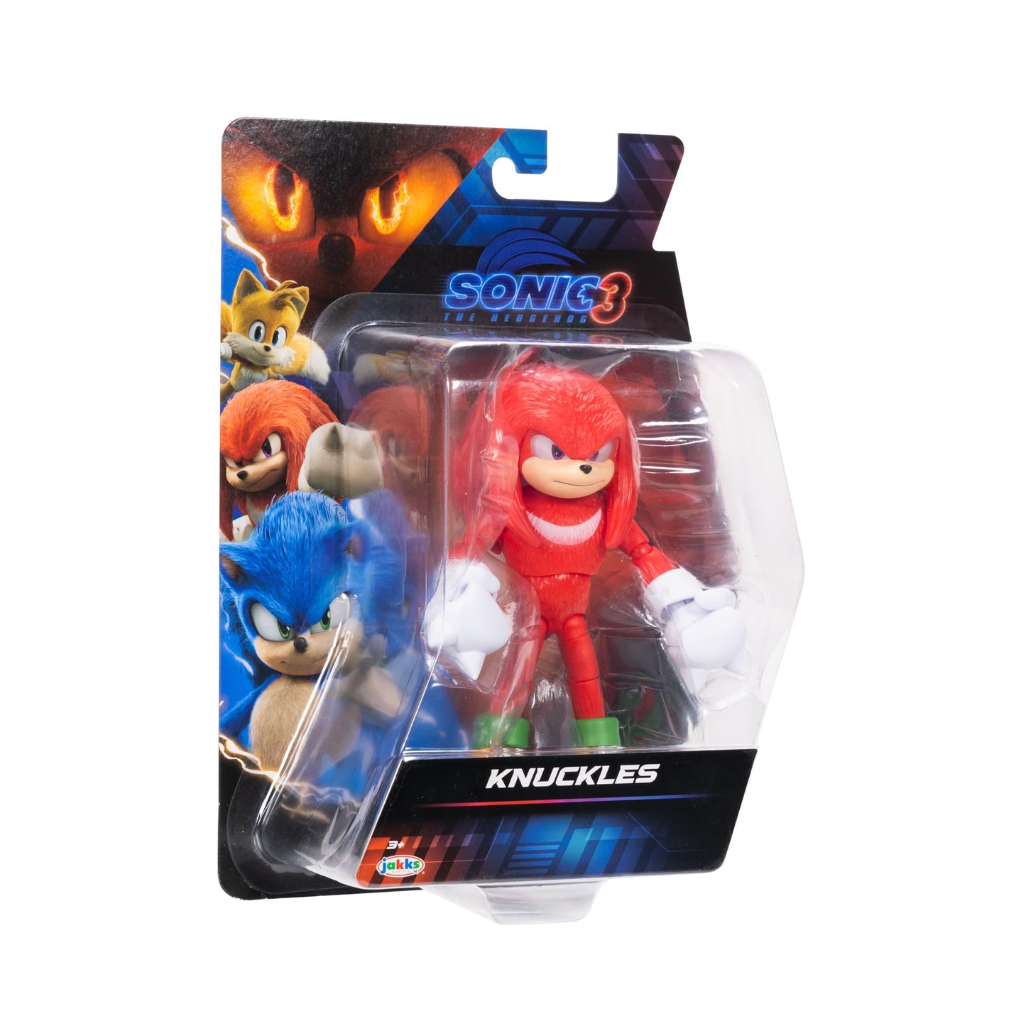 Sonic 3 Movie Action Figures 5-Inch Knuckles Collector Toy Figure, Highly Articulated for Boys Girls - Officially Licensed Sonic The Hedgehog 3 Movie