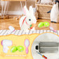 lonfypeng Hopping Rabbit Interactive Electronic Pet Plush Bunny Toy with Sounds and Movements Animated Walking Wiggle Ears Twitch Nose Gift