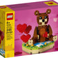 LEGO Valentine’s Brown Bear 40462 Building Kit (245 Pieces)
