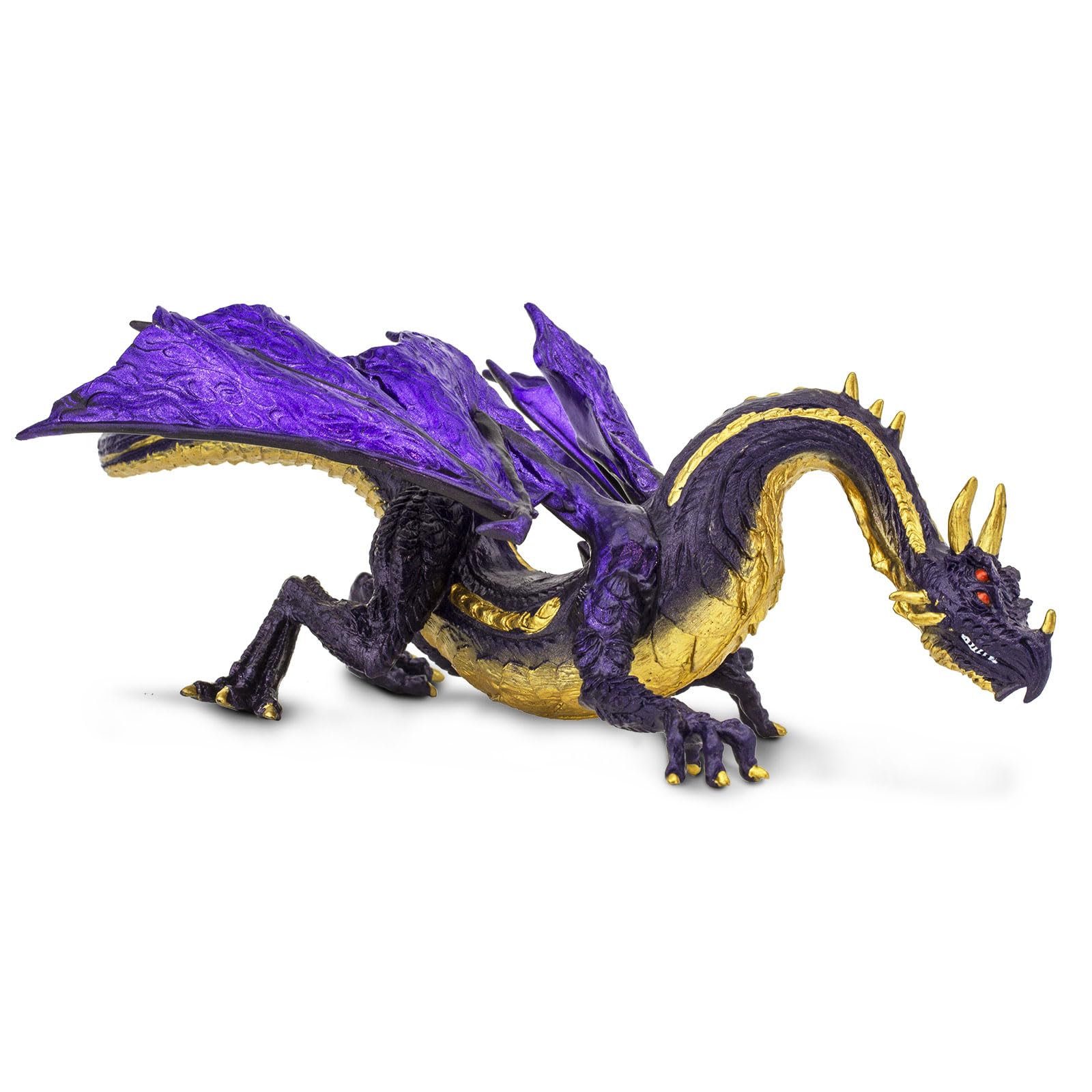 Safari Ltd. Midnight Moon Dragon Figurine - Hand-Painted, Detailed 9" Model Figure - Elusive Dark Dragon Toy for Boys, Girls & Kids Ages 4+