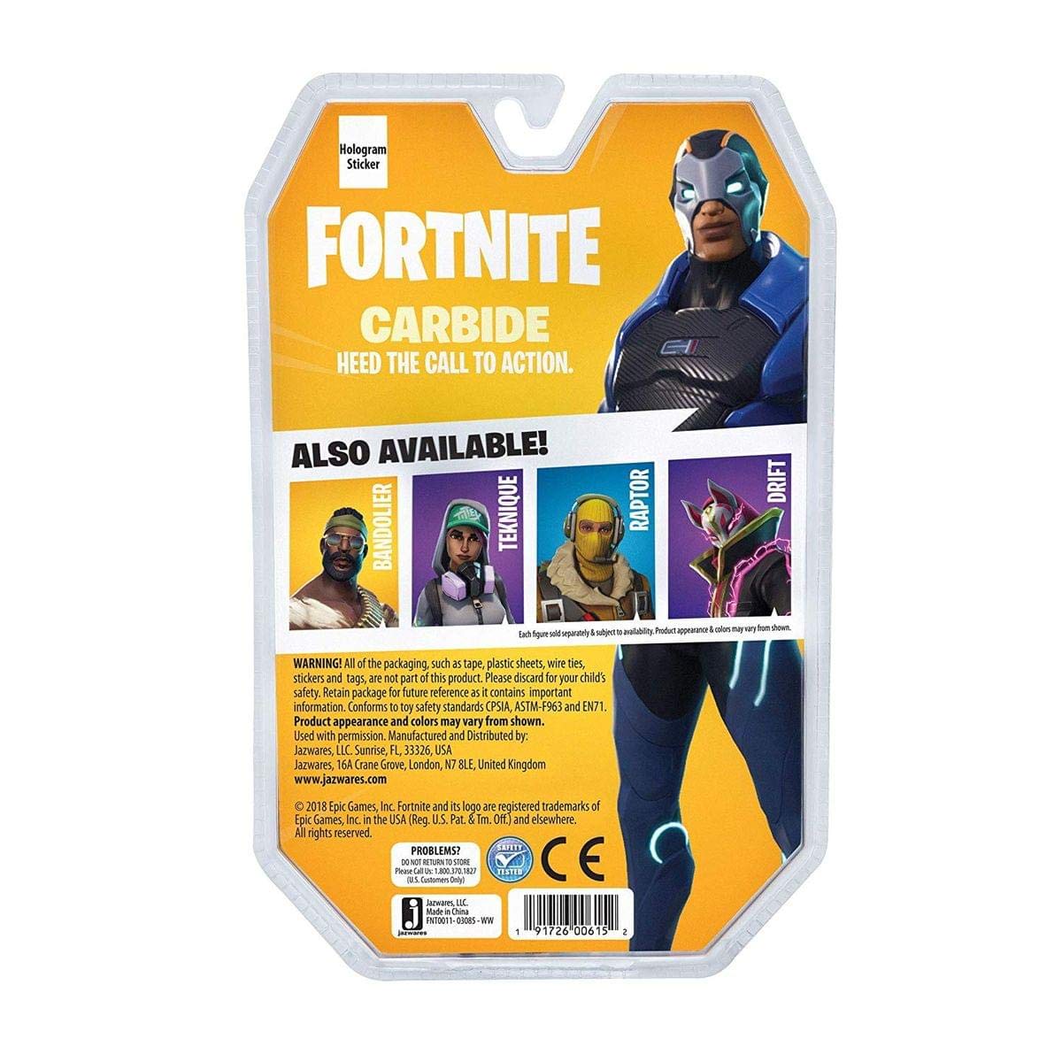 Jazwares FORTNITE Solo Mode Core Figure Pack, Carbide