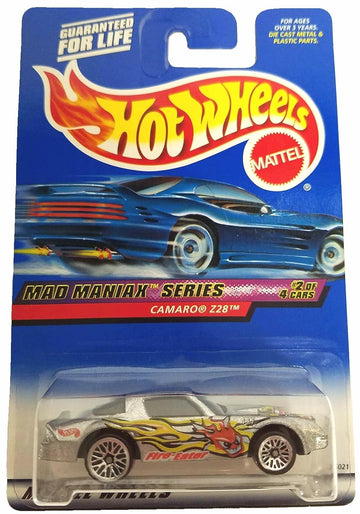 Hot Wheels Camaro Z28, Mad Maniax Series 2/4 [Silver]
