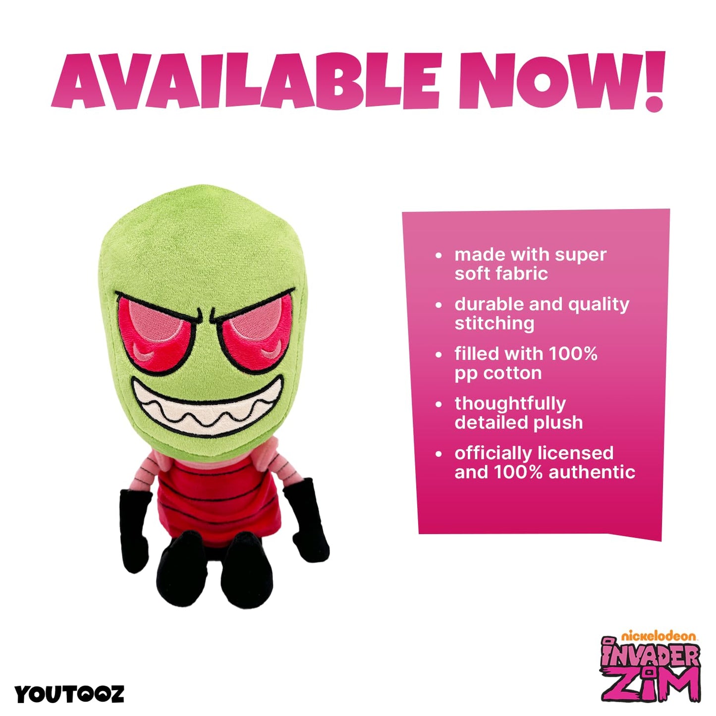Youtooz Invader Zim 9" Plush