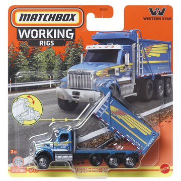 Matchbox Western Star 49X, Working Rigs 9/16 [Blue], N3242