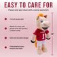 Plushible 14" University of Oklahoma Boomer Mascot Plush Figure Toy - College Football Plush Doll, Soft Stuffed Toy for Kids & Adults, Surface
