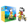 Super7 Super Cycles Peanuts Snoopy Joe Cool Red with Yellow Trike - 5" Peanuts Action Figure Classic Cartoon Collectibles and Retro Toys