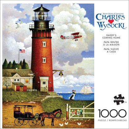 Buffalo Games - Charles Wysocki Daddy's Coming Home - 1000 Piece Puzzle