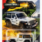 Jurassic World Rebirth Matchbox Die-Cast Vehicles, White '18 Jeep Wrangler and Off-Road Ingen Vehicle, 2-Pack, Ages 3+ JGL59-956A