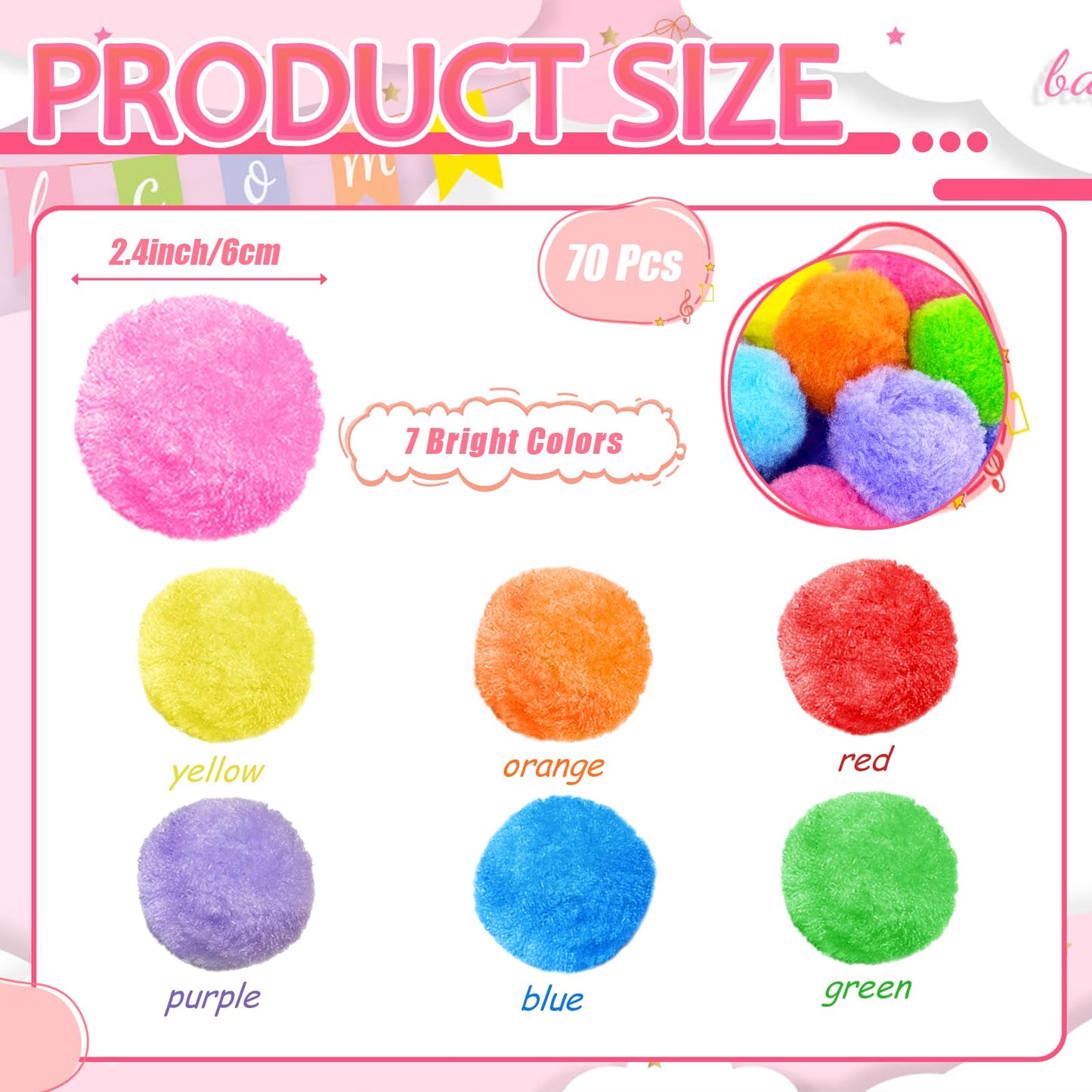 Anyumocz 70 Pcs Reusable Water Balls,Soft Soaker Splash Balls for Summer Backyard,Lawn,Beach,Pool Party Water Games,Colorful Water Toys