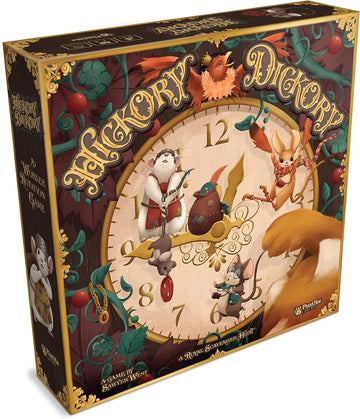 Plaid Hat Games Hickory Dickory Board Game - The Royal Scavenger Hunt, A Worker Rotation Scavenger Game, 1-4 Players, 60-120 Minute Playtime