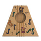 S&S Worldwide-CF-9985 Make-A-MandoHarp Craft Kit (Pack of 12), 8 in X 7 in