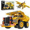 Kididdo STEM Building Toy for Boys 8-12 Build a Dump Truck or Airplane 2 in 1 Construction Engineering Kit (361 Pcs) Educational STEM Toy Set for Kids