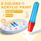 Leroxo Magic Paint Set,Mess Free Painting Station for Kids, Toddler Coloring,Gift for 3,4,5,6,7,8,9 Year olds