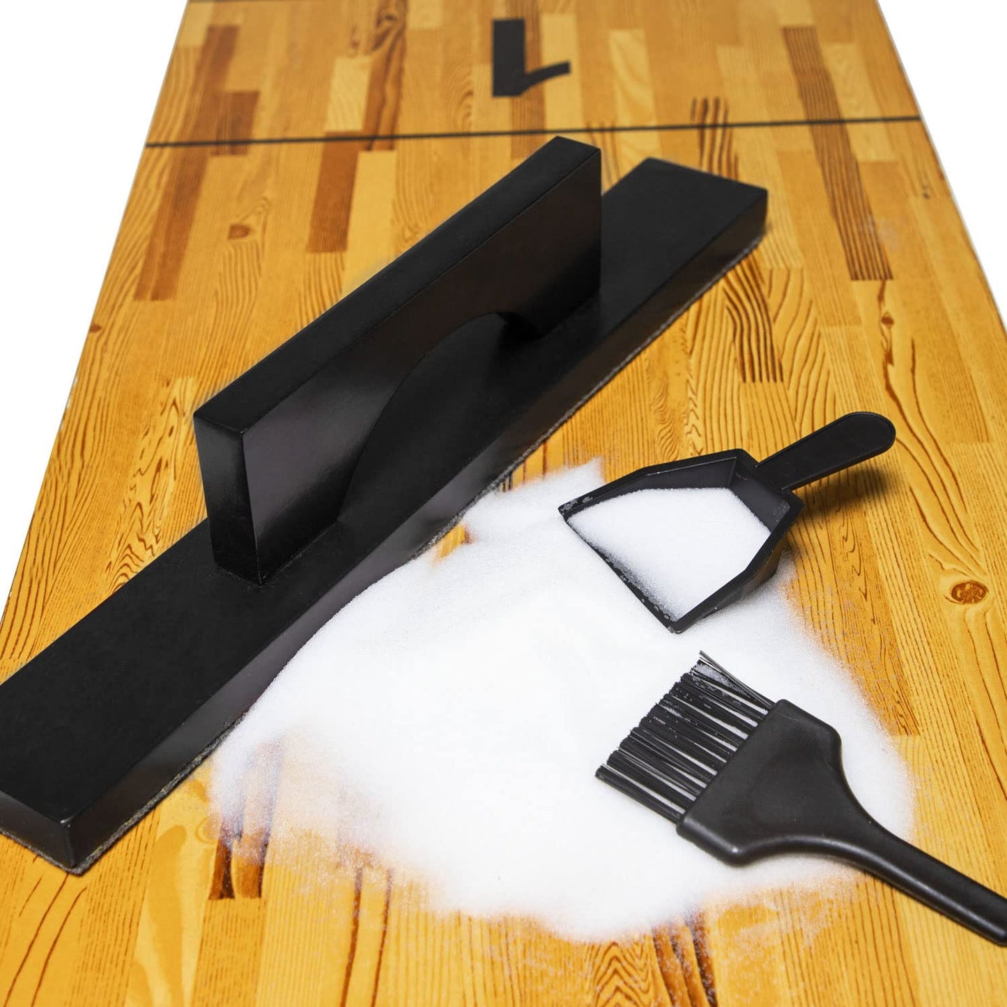 YDDS Shuffleboard Sand with Shuffleboard Brush Set for Shuffleboard Table