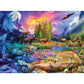 Bits and Pieces Jigsaw Puzzles for Adults - 2 Colorful Puzzles - Value Set of 2 - Animal Puzzles for Adults Colorful Puzzles Bundle Featuring Wildlife