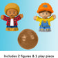 Fisher-Price Little People Toddler Toys, Work Around Town 5-Piece Vehicle & Figure Set for Pretend Play Kids Ages 1+ Years