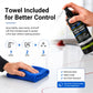 Yesibeike 6.76 fl oz Slide Surface Glide Spray Kit, Odorless Glide Polish to Help Reduce Drag on Slide Boards, Hockey Tiles, Shooting Pads, Air Hockey