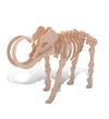 Puzzled 3D Puzzle Woolly Mammoth Wood Craft Construction Model Kit, Fun Unique & Educational DIY Wooden Toy Assemble Model Unfinished Crafting Hobby