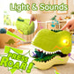 Ximoeo 46PCS Dinosaur Toys for Kids 3-5 5-7 Realistic Dinosaurs Figures Dino Eggs Trees Fence Playset Mat Large Dinosaur Head Accessories Dino World