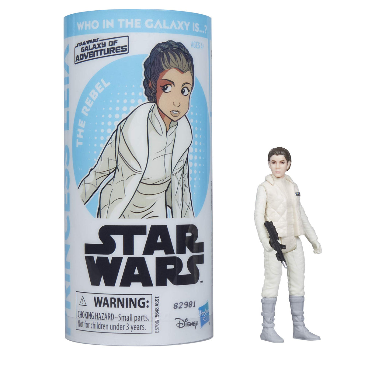 STAR WARS Galaxy of Adventures Princess Leia Figure & Mini Comic