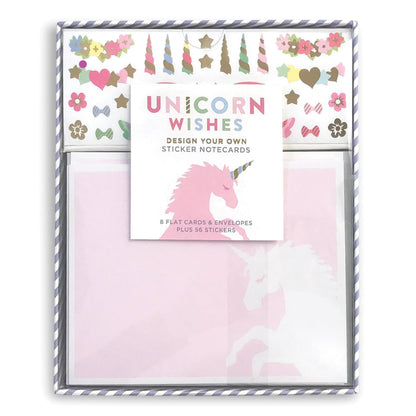 Mrs. Grossman's Design Your Own Sticker Notecards Card Making Kit - includes 8 Cards, Envelopes, and Classic Stickers - Create DIY Thank You