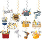 24 Pcs Tools Hanging Decorations Tools Hanging Swirls Ceiling Swirls Tools Birthday Party Supplies for Tools Party Decorations Toolbox Decorations