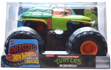 Hot Wheels Monster Trucks Michelangelo, Oversized 1:24 Scale die cast
