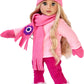Ice Skating Fun - 6 Piece Outfit Fits 18 inch Doll (Doll Not Included)