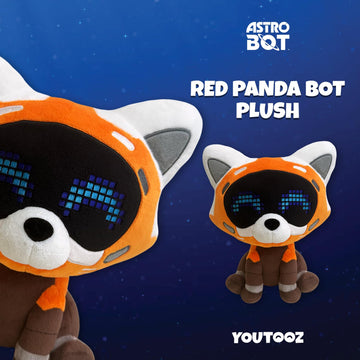 Youtooz Red Panda Bot Plush, 9 Inch