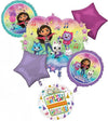 Gabby Birthday Party Supplies Cats and Dollhouse 6pc Balloons Decorations