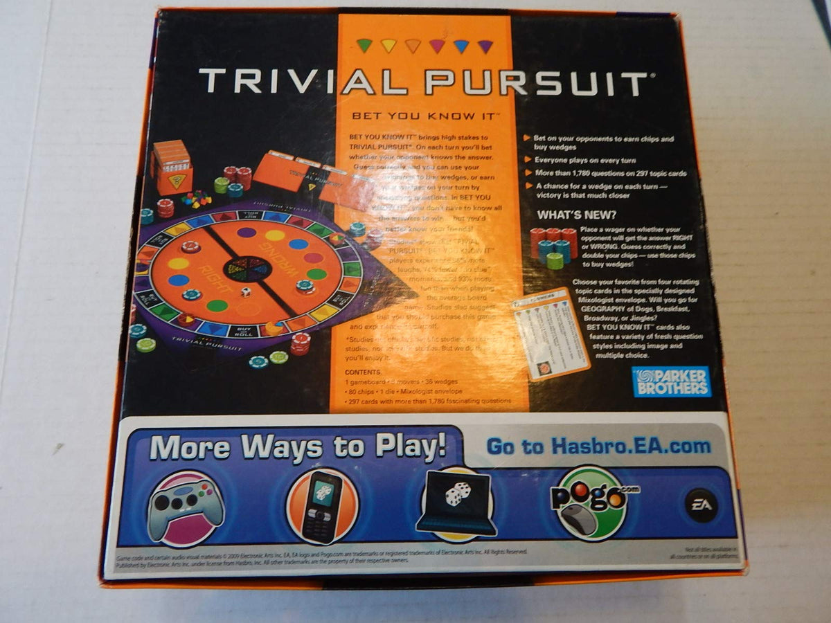 Trivial Pursuit Bet You Know It