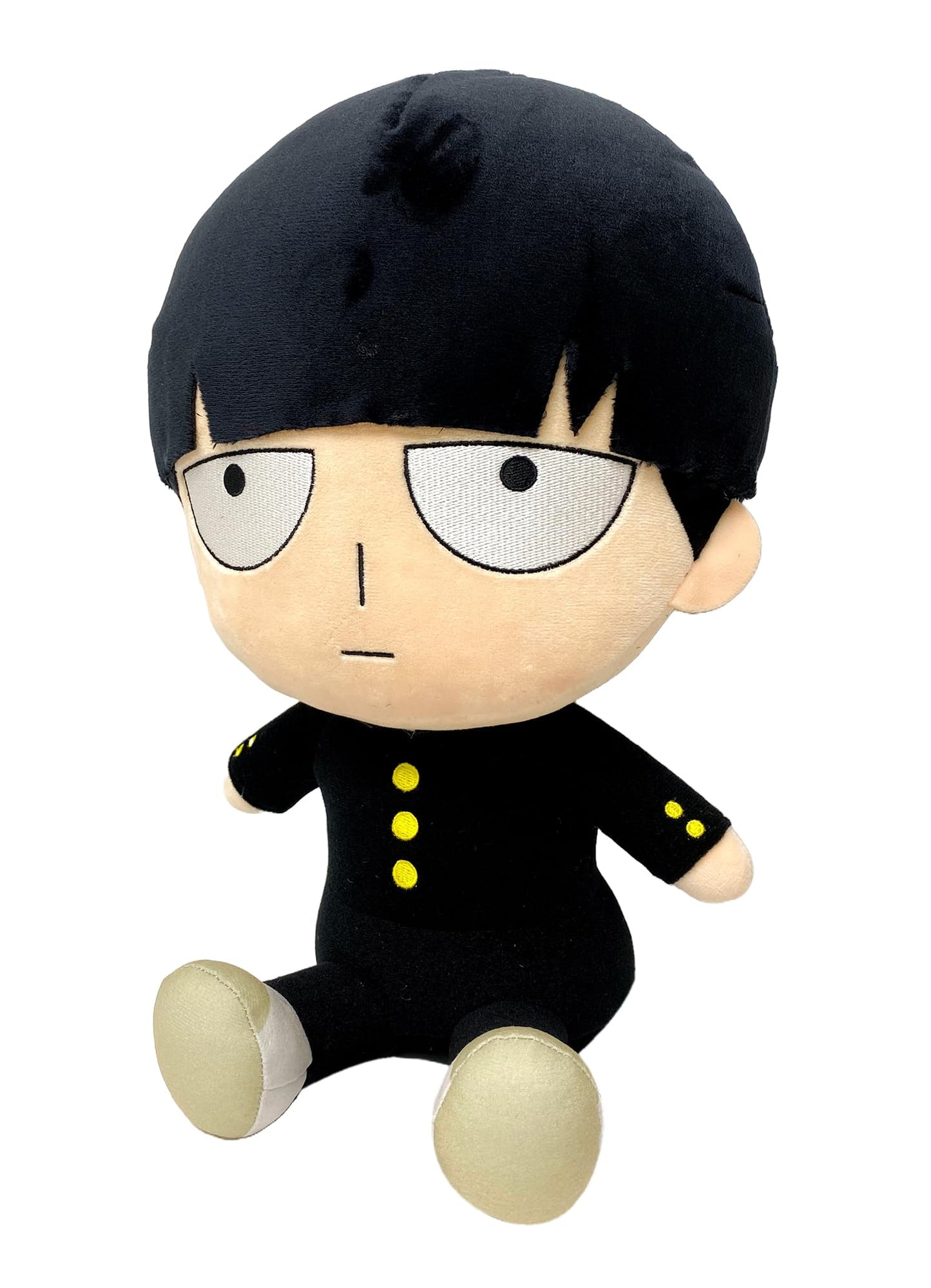Great Eastern Entertainment Mob Psycho 100 - Shigeo Kageyama (Mob) Sitting Pose Plush 12" H