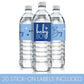 Blue It's a Boy Baby Shower Water Bottle Labels, 20 Count