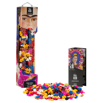 PLUS PLUS Inspired, Frida Kahlo - Art History Building Set, 3D Painting Kit & Craft Supplies for Kids, 350 Mini Interlocking Open Ended Pieces