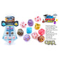 Gate Keeper Games and Dice: GM Assist Dice - 10 Unique Specialty Dice, Game Master Randomization Dice, 10 Resin Dice for Role Playing Games