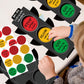BLSUREFYX 24 Sets Traffic Light Craft Kit Christian Sunday School Bible Crafts Traffic Lamp Crafts Traffic Light Decoration for Kids Classroom