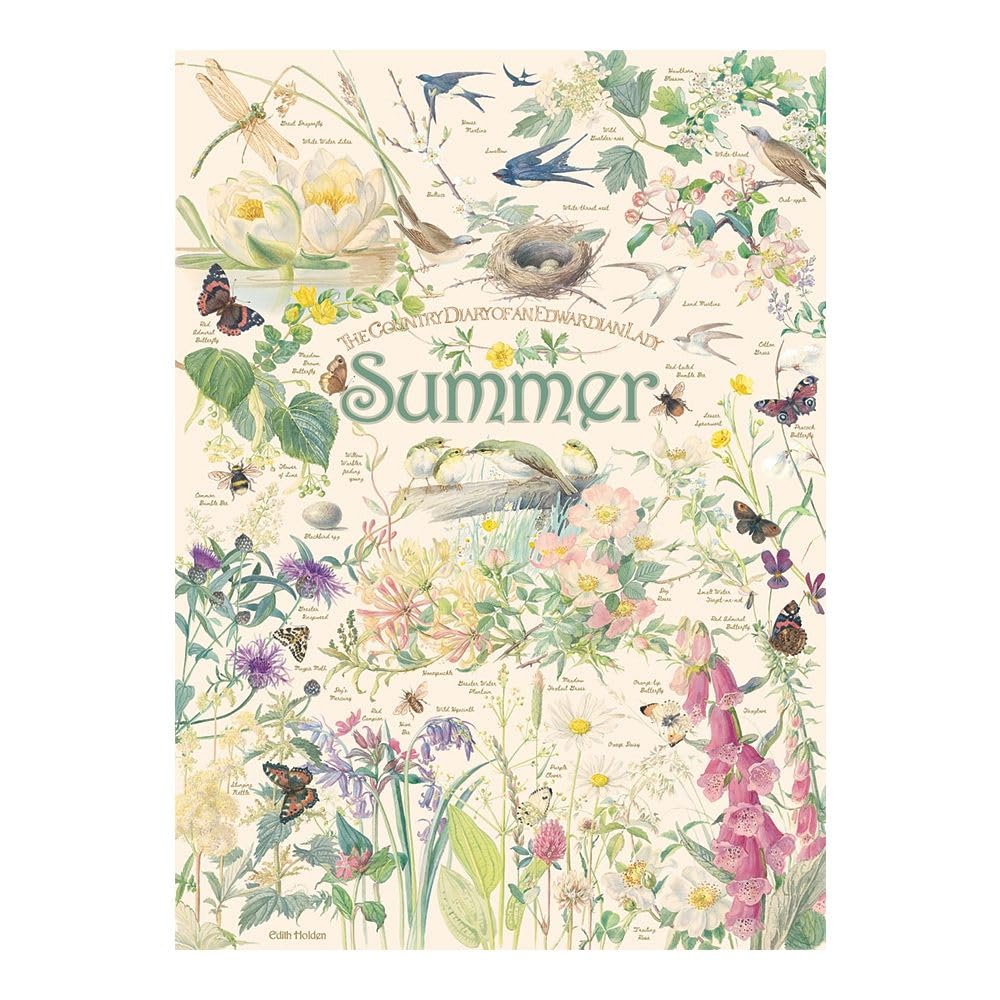 Cobble Hill 1000 Piece Puzzle - Country Diary: Summer - Sample Poster Included