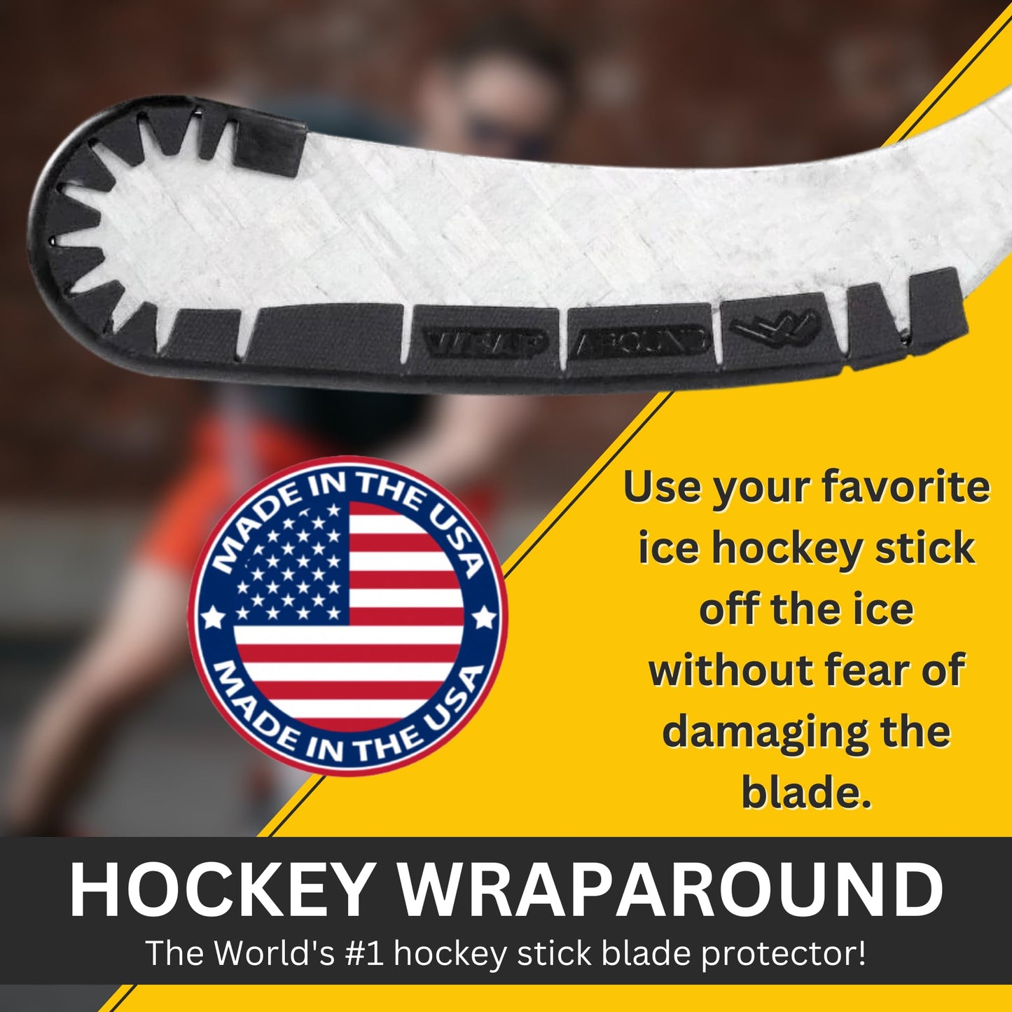 Hockey Stick Blade Protector for Off Ice Training, Street Hockey, 3-Pack
