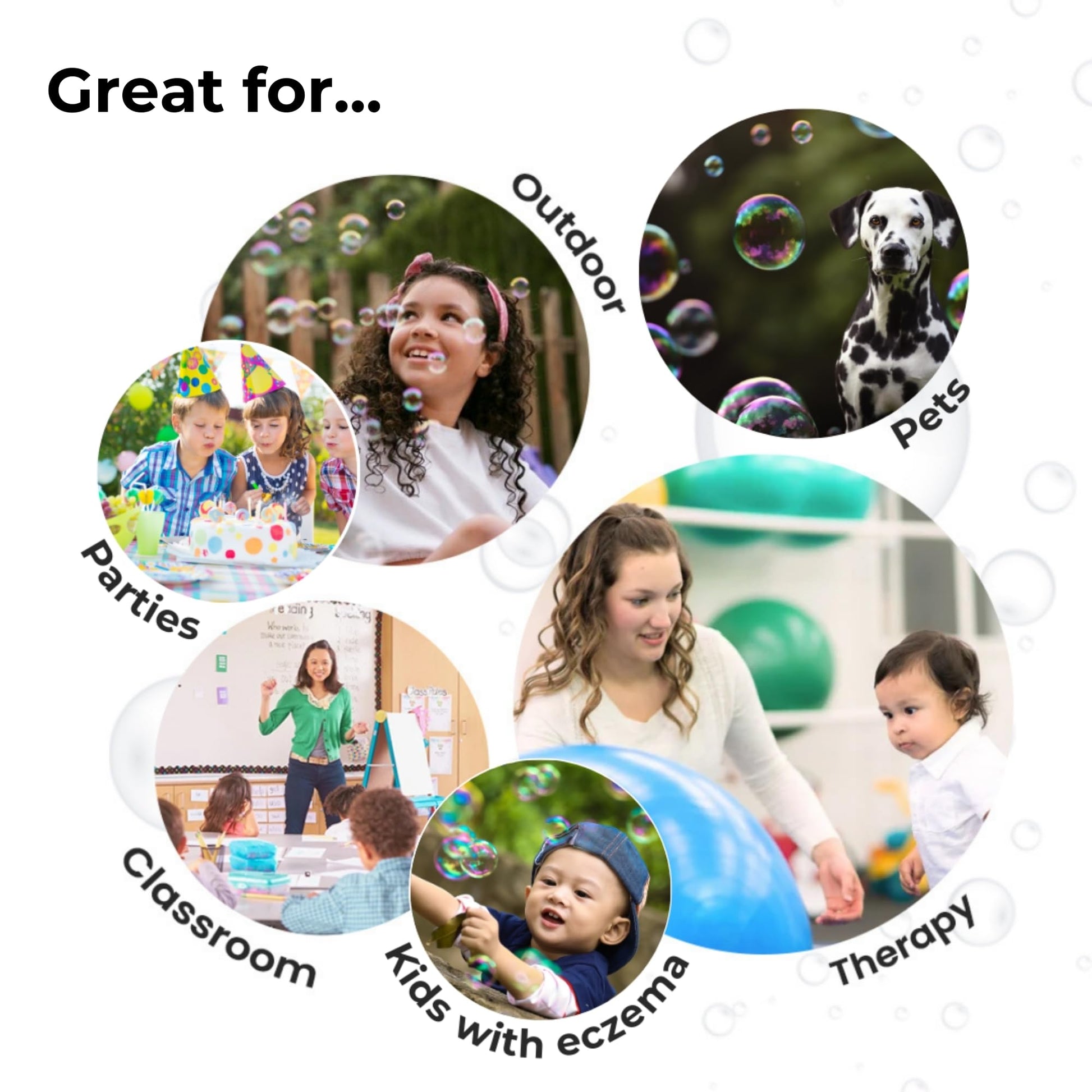 SPIKE Innobaby Bubble Machine/Gun-Friendly Botanical Bubble Solution 1L