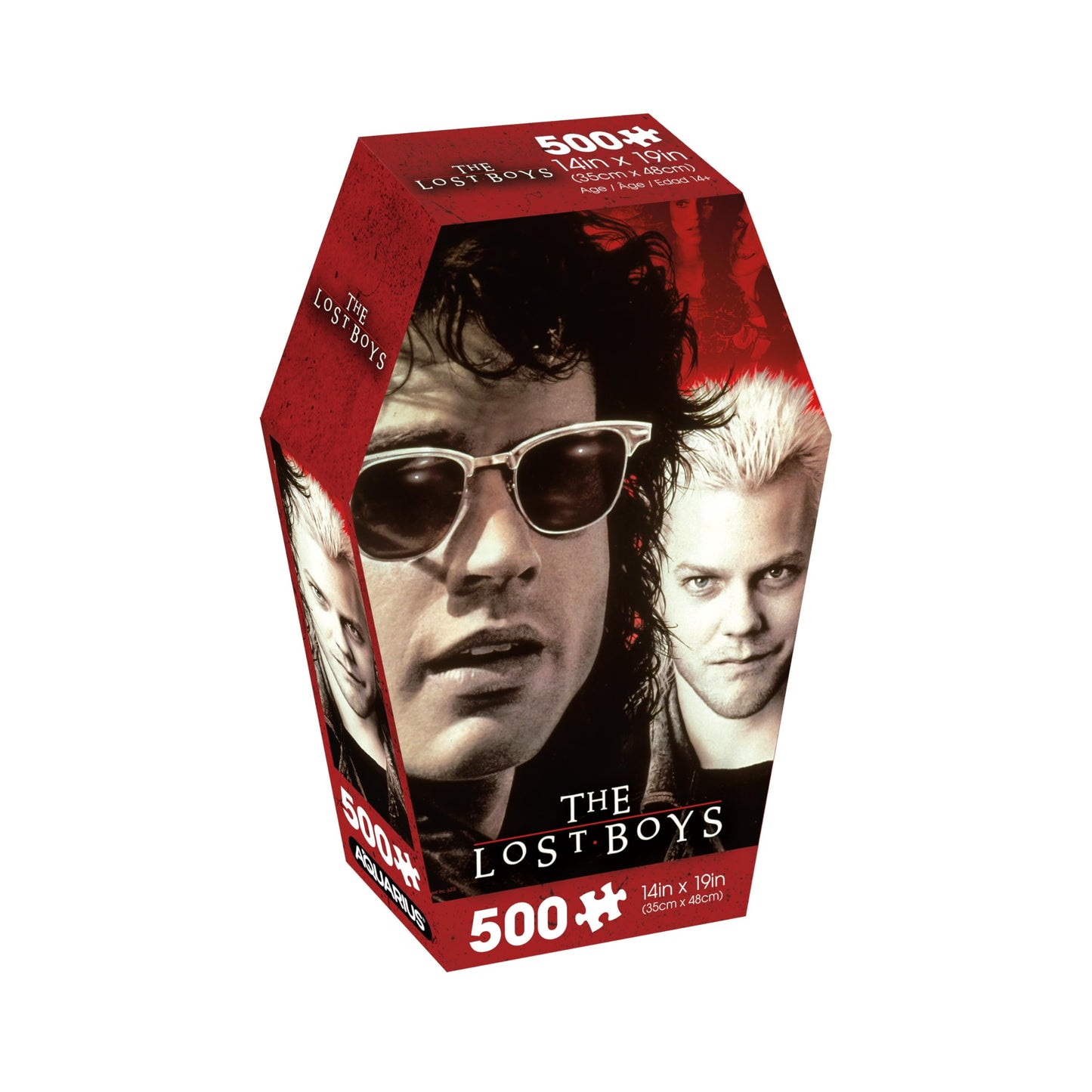 AQUARIUS Lost Boys Horror Movie 500 Piece Jigsaw Puzzle in Coffin Box