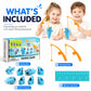 Fouwoqi Shark Fishing Game for Kids - Preschool Math Games for 3 Year Olds,Toddler Fine Motor Learning Toys,Interactive Family Board Games for Boys