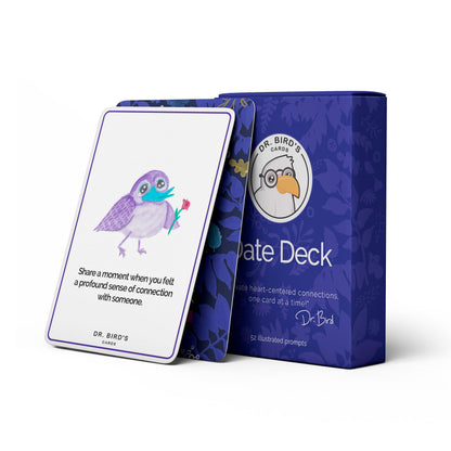 Dr. Bird's Date Deck - Authentic Relating for Couples - Perfect, Bridal Showers - Build Genuine Connections - Wholesome, Pro-Family, Faith-Based