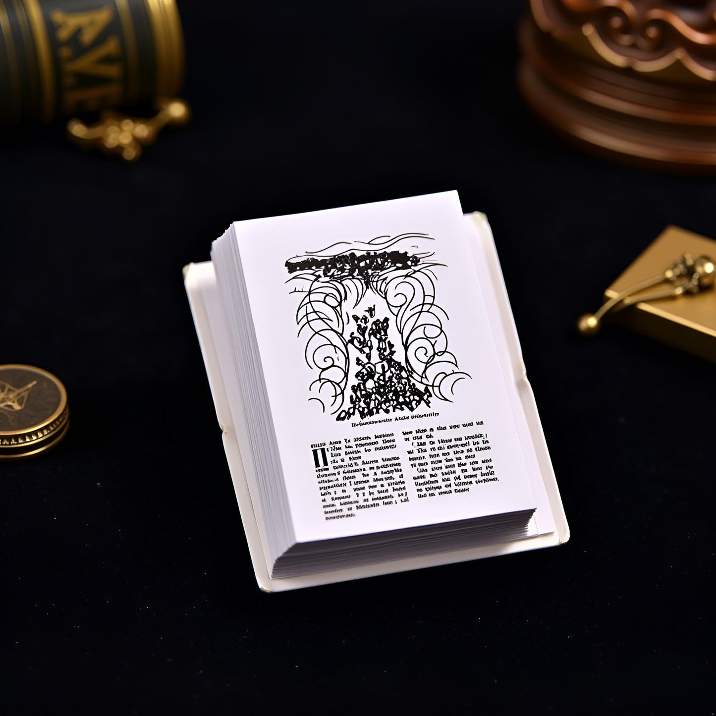 1/12 Scale Mini Bible Book Replica - Realistic Dollhouse Library Accessories for Bookshelf and Bedroom Scenes | Collectible Miniature Books