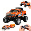 NICETHUMB Mini RC Truck, 1/64 Scale Alloy Monster Truck Remote Control Car